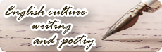 English culture, writing and poetry