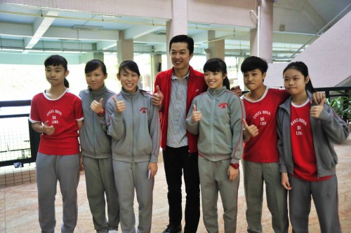 Olympic Champion Badminton Player, Taufik Hidayat, Visits Our School